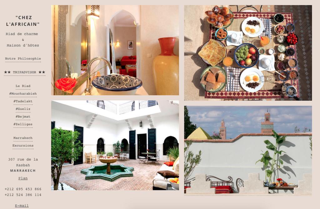 Riad Chez L'Africain Marrakesh Luaran gambar